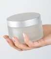 Ele Frost glass jar with lid 200 ml