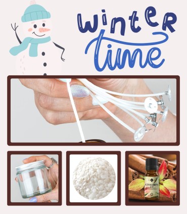 DIY Product Pack for Wintertime Candles