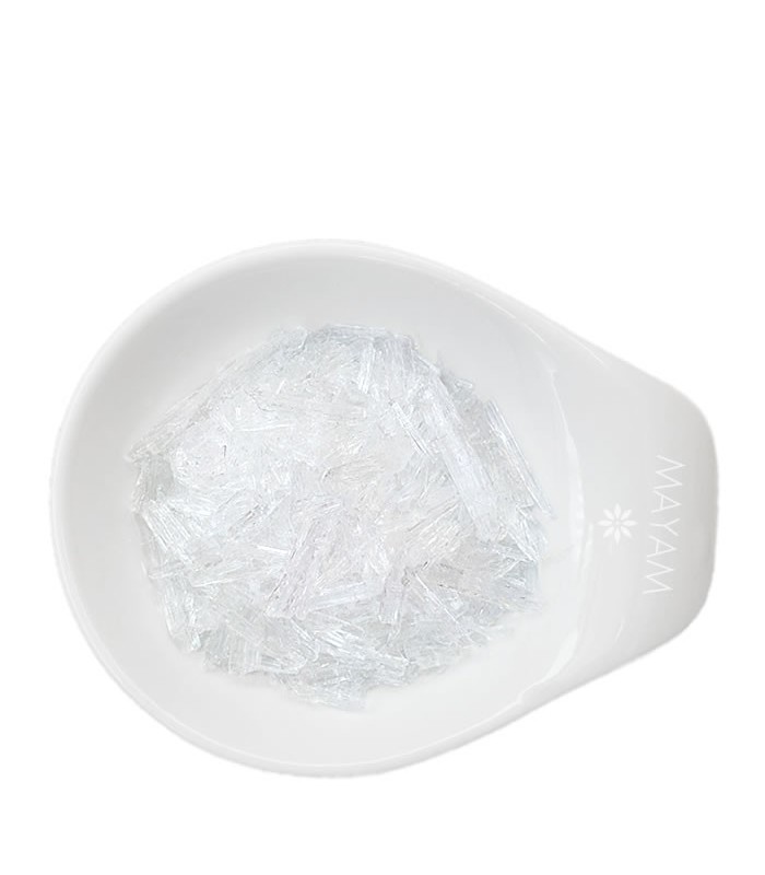 Menthol crystals