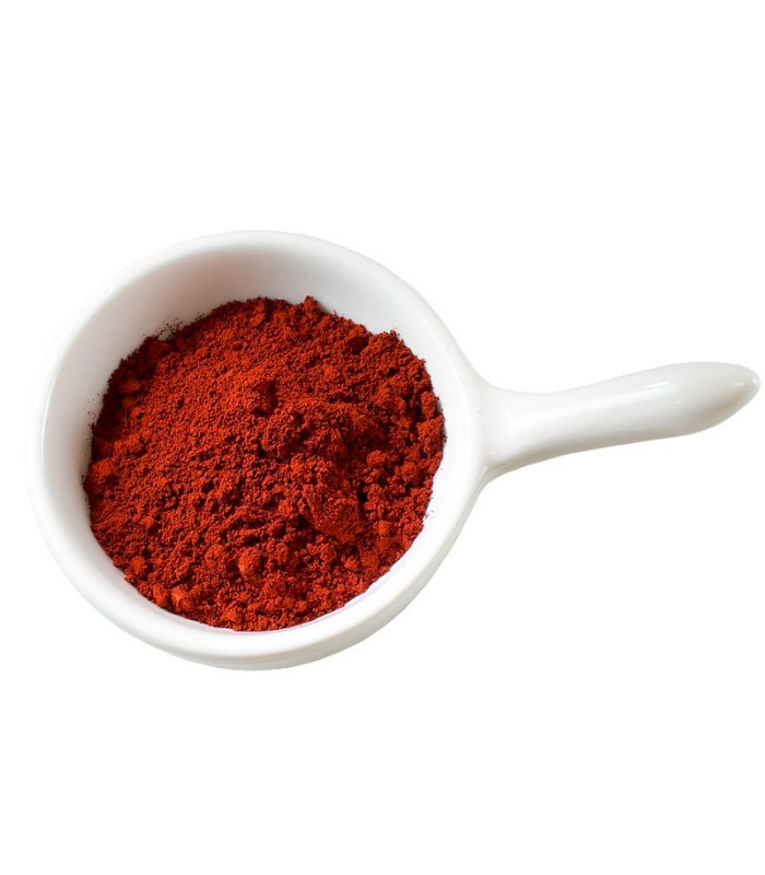 Red hydrophilic cosmetic pigment