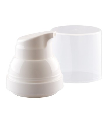 Pump and cap for Oly Airless bottles